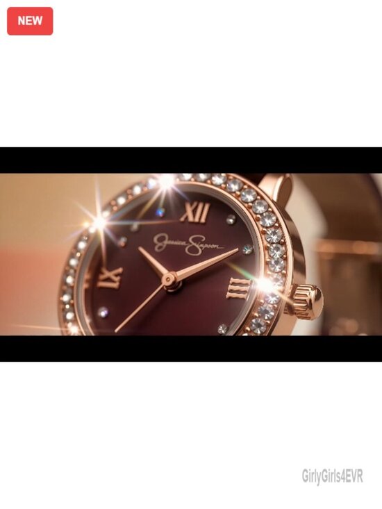 Silver Adjustable Ring Watch – Crystal Bezel Quartz Analog Mini Dial Stretch main image 5